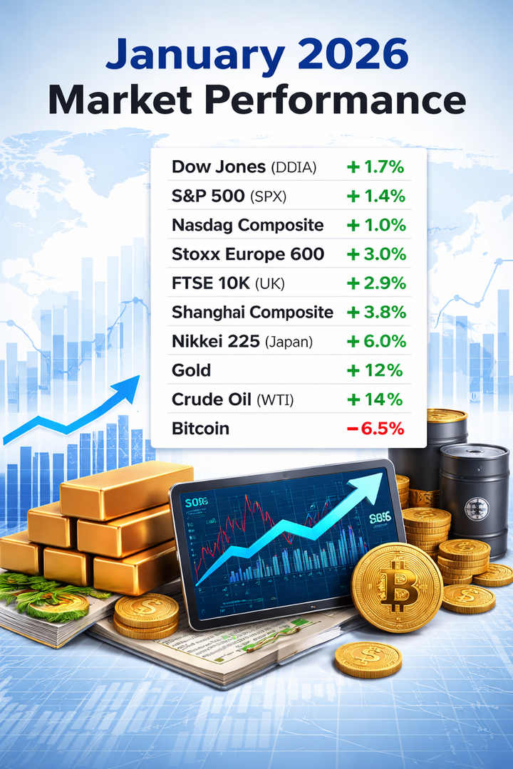 January 2026 Market Performance (YTD Returns)