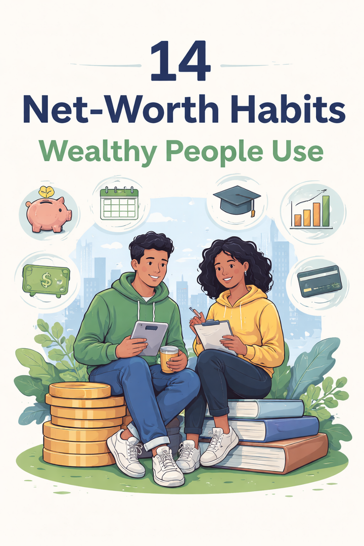 Episode 10 - 14 Net-Worth Habits Wealthy People Use (That You Can Start in High School or College)